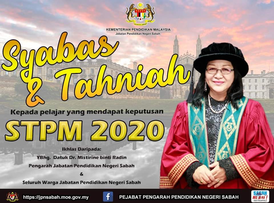 72 calon STPM 2020 di Sabah peroleh PNGK 4.0