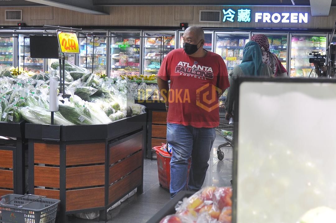Penduduk sambut baik SOP baharu masuk pasar raya di Sabah