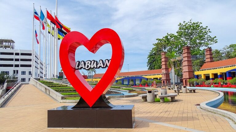 Labuan,malaysia-nov 2,2018:view Of Labuan Square Also Known As D