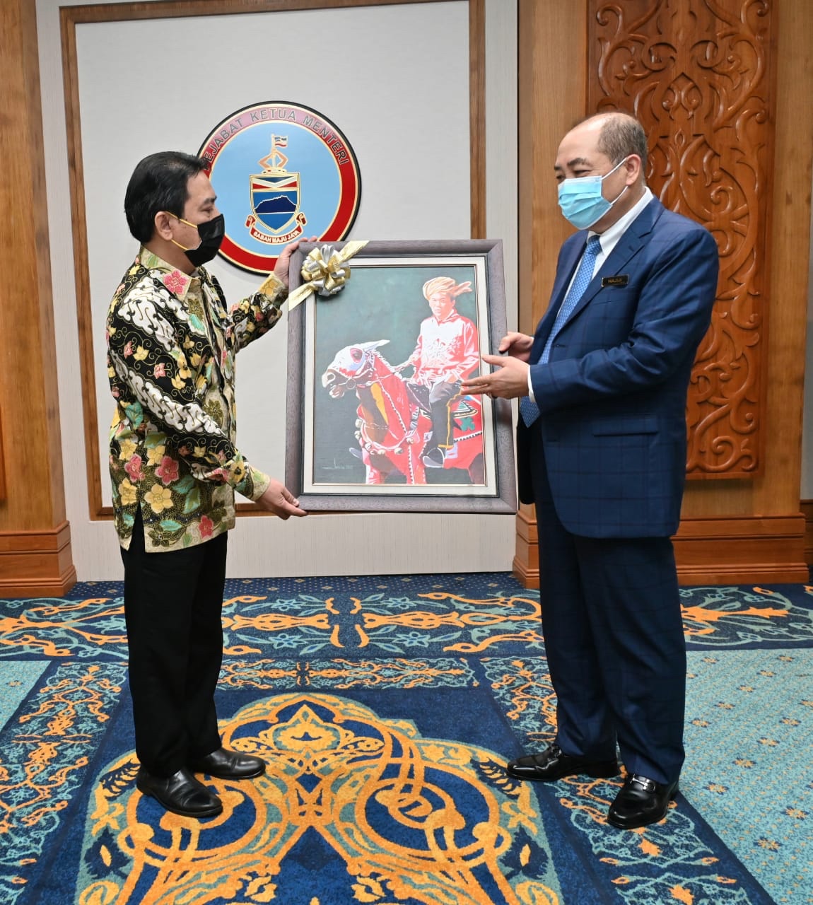 Hajiji terima kunjungan perpisahan Konsul Indonesia