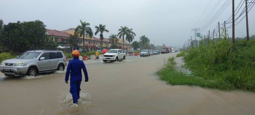5 daerah terjejas banjir, 40 mangsa dipindahkan
