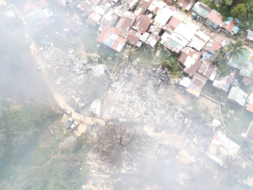 23 rumah terbakar, 115 keluarga hilang tempat tinggal
