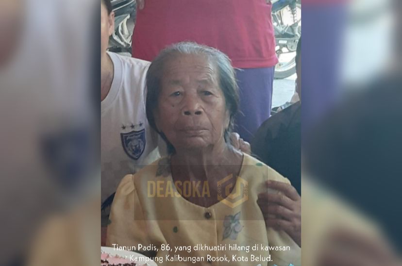 Wanita berusia 86 tahun dikhuatiri hilang