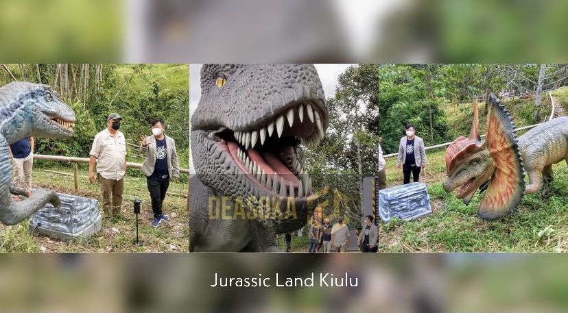 Taman dinosaur di Jurassic Land Kiulu