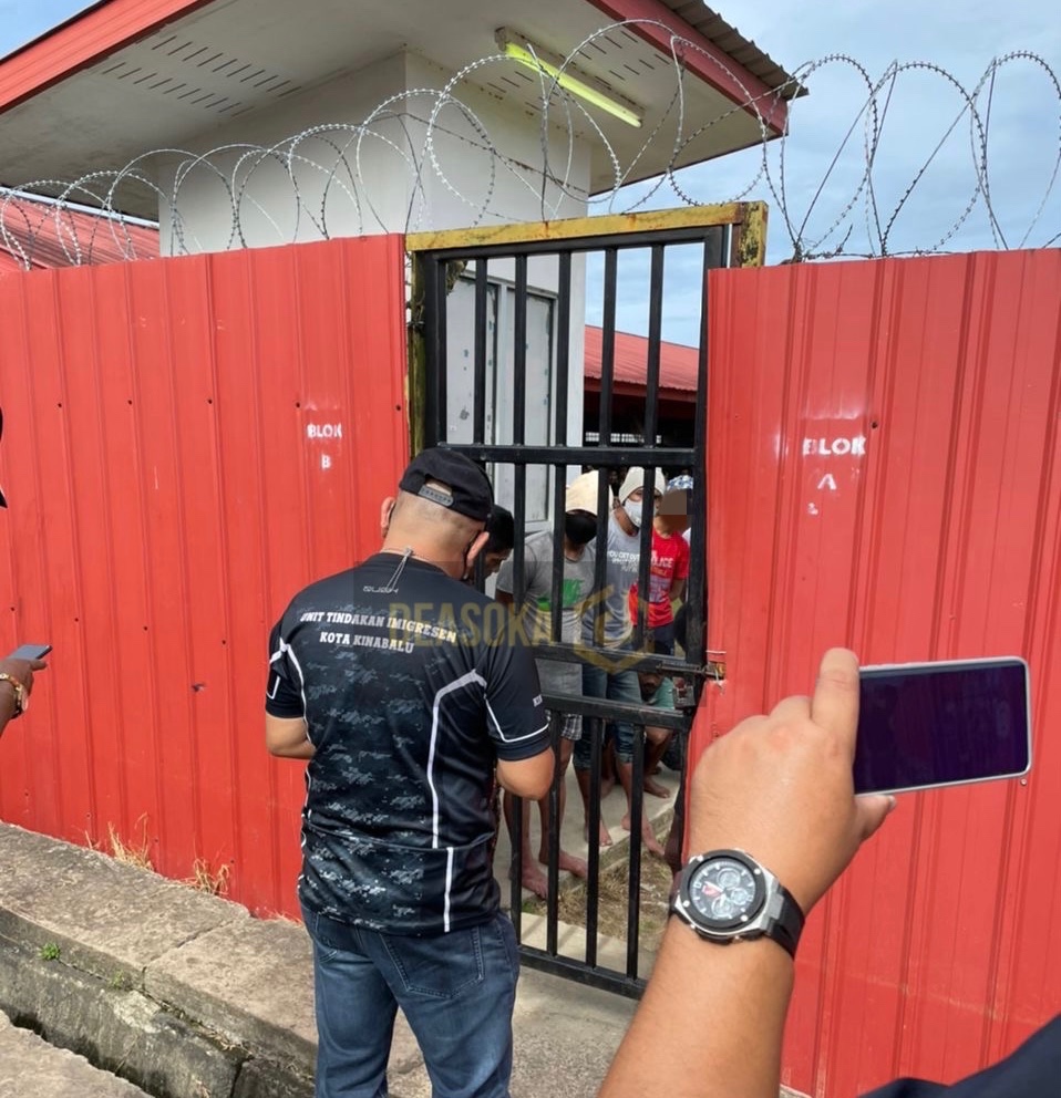 Rusuhan kecil di Depoh Tahanan Imigresen Kota Kinabalu