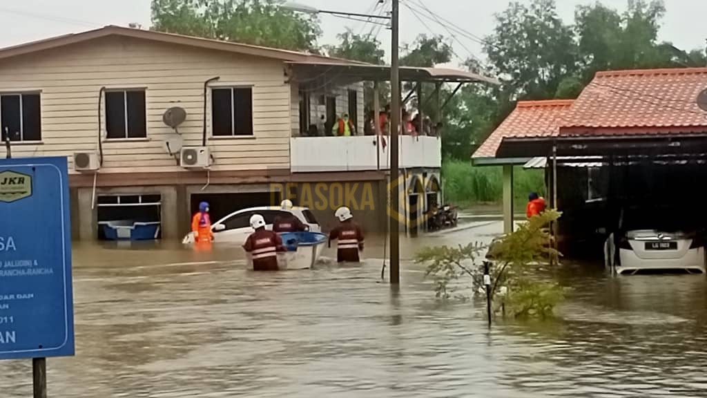 48 penduduk dipindahkan akibat banjir kilat