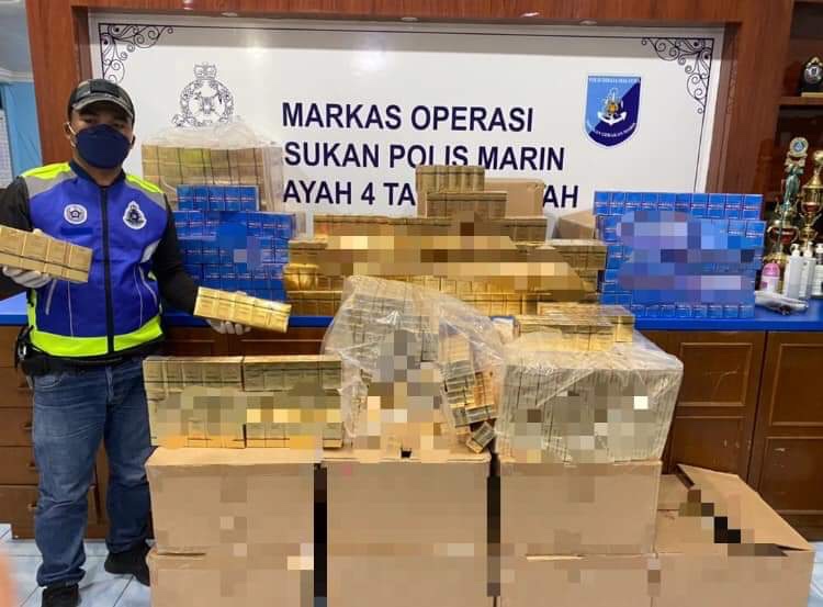 Cabut lari kantoi punggah rokok seludup bernilai RM61,776