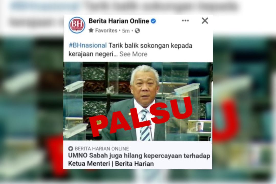 Mesej tular UMNO Sabah hilang kepercayaan terhadap Ketua Menteri adalah palsu – Pejabat Timbalan Ketua Menteri
