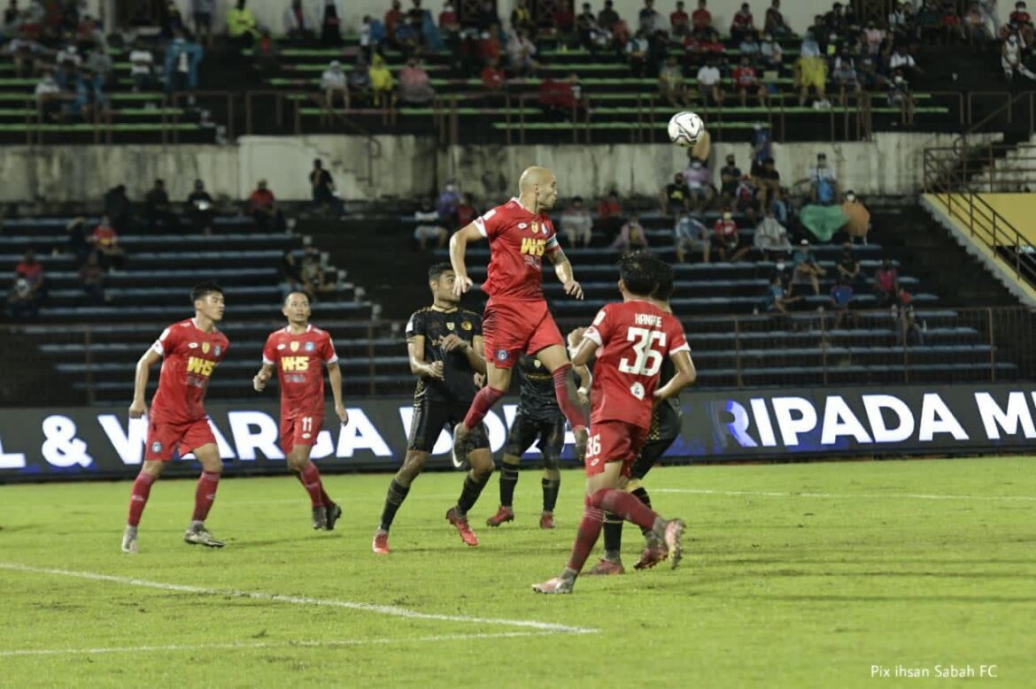 Sabah FC terpaksa menunggu minit-minit akhir untuk catat kemenangan