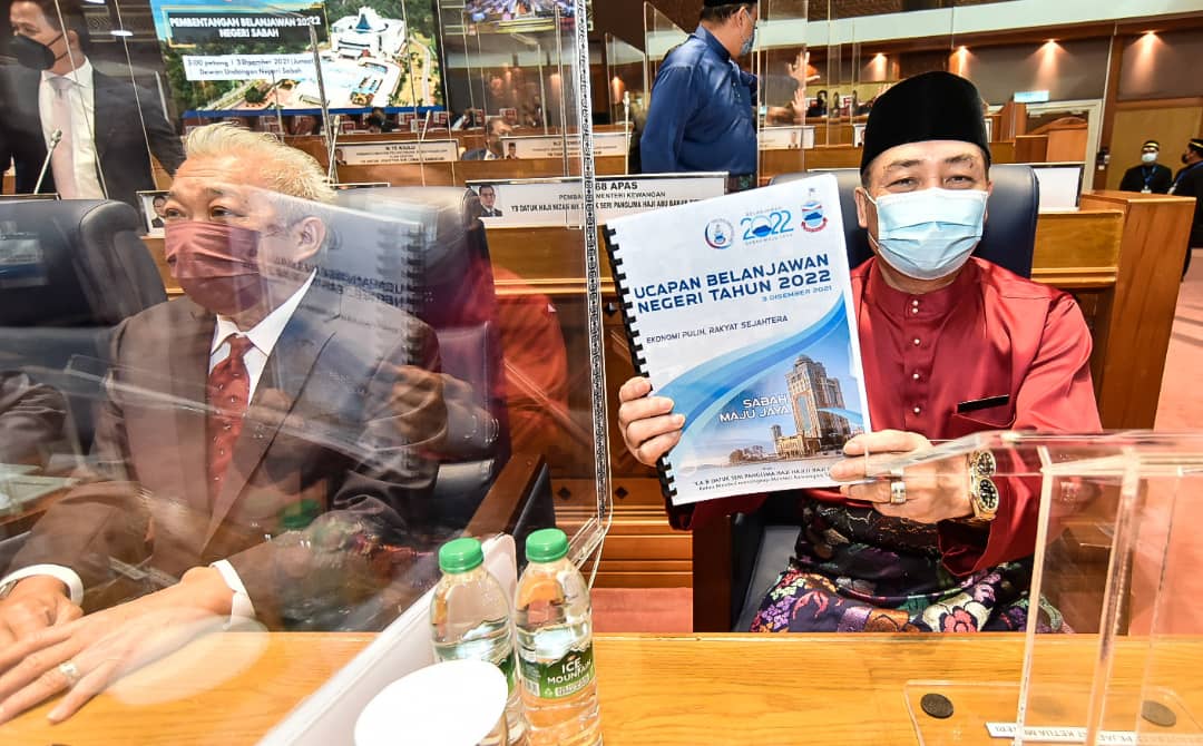 Belanjawan 2022 Sabah fokus pembangunan modal insan, kesejahteraan rakyat