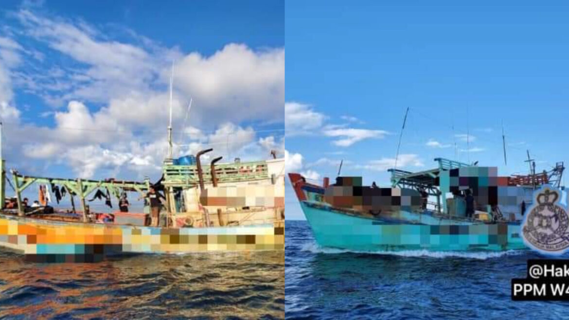 Dua bot nelayan Vietnam ditahan, rampasan RM1.7 juta