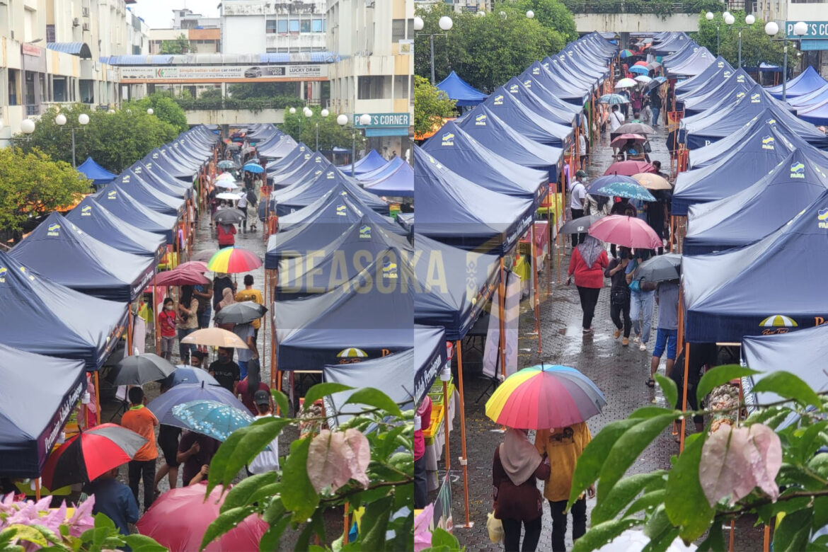 Bazar Ramadan jadi tumpuan walaupun hujan