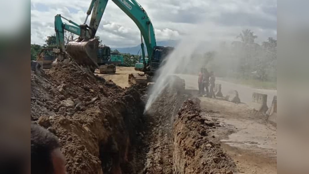 Lebih 300 penduduk terjejas tiada air disebabkan paip pecah di Sipitang