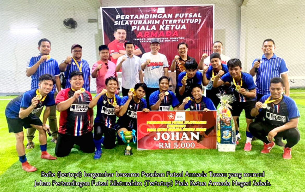 Armada Tawau johan futsal silaturahim Piala Ketua Armada Sabah