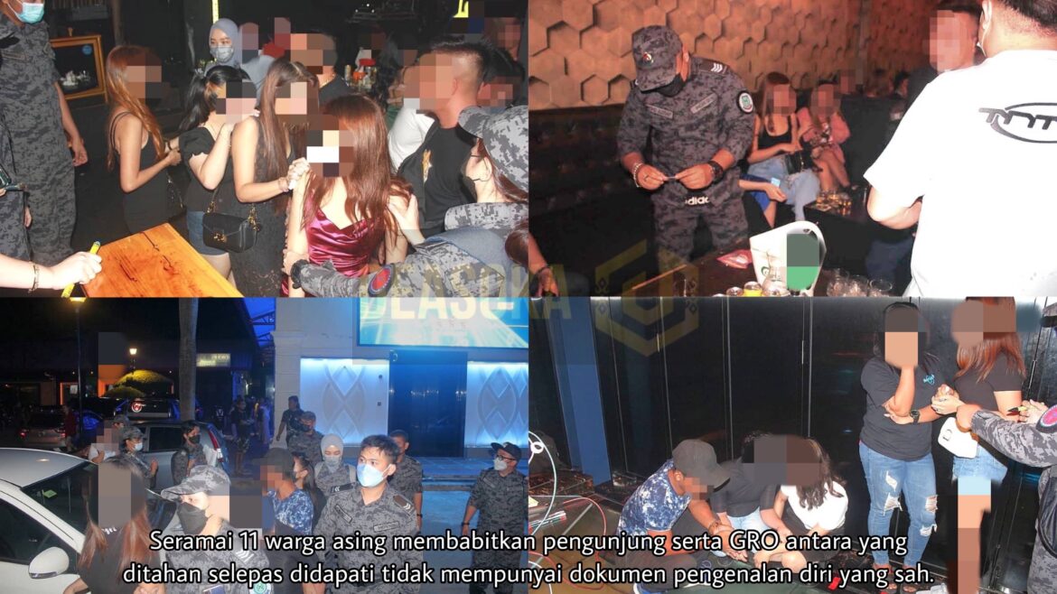 GRO antara 11 warga asing ditahan di kelab malam