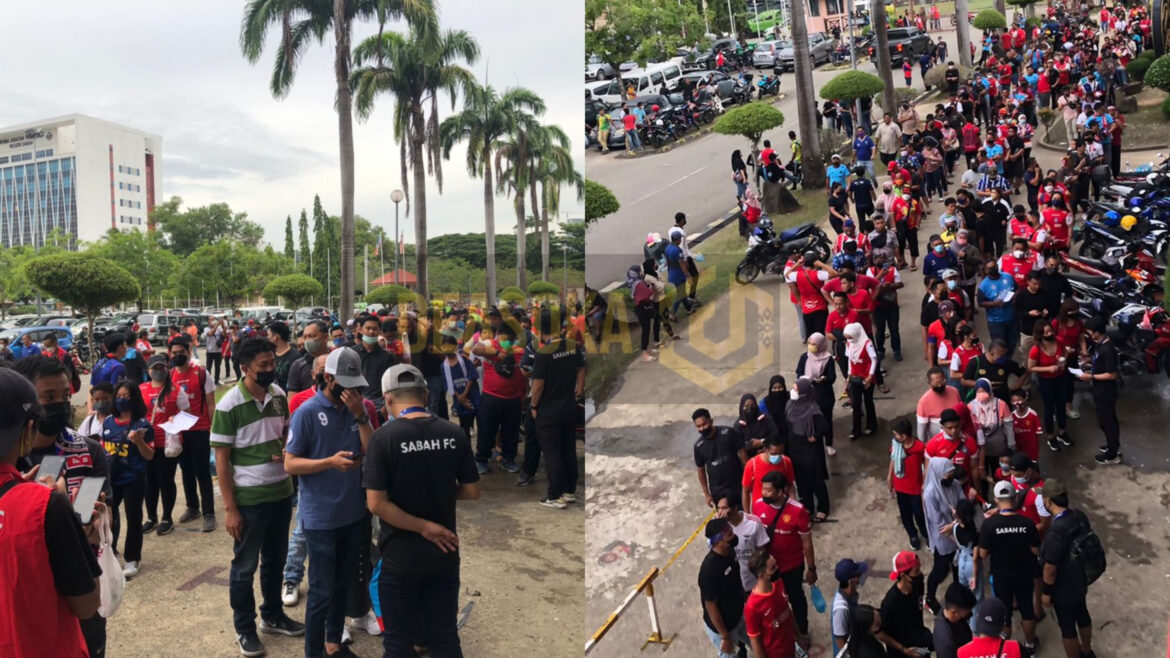 Lebih 20,000 penyokong banjiri Stadium Likas aksi Sabah FC vs JDT