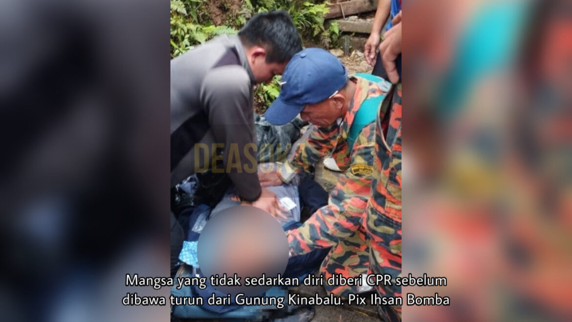 Lelaki meninggal dunia ketika daki Gunung Kinabalu