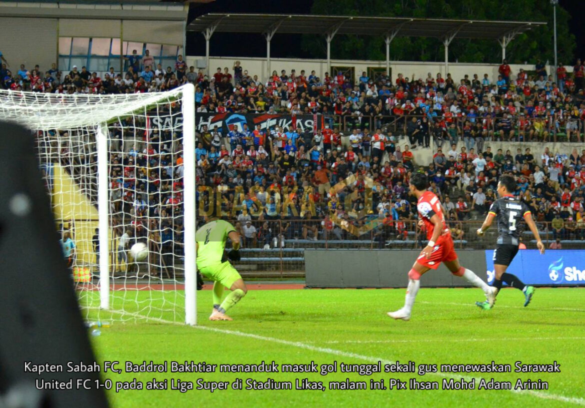 Sabah FC berjaya kutip tiga mata penuh di Likas