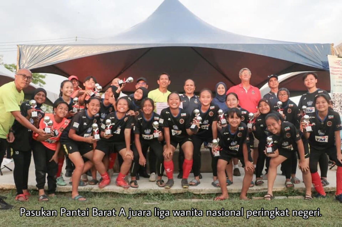 Pantai Barat A juara Kejohanan Liga Wanita Nasional peringkat negeri Sabah