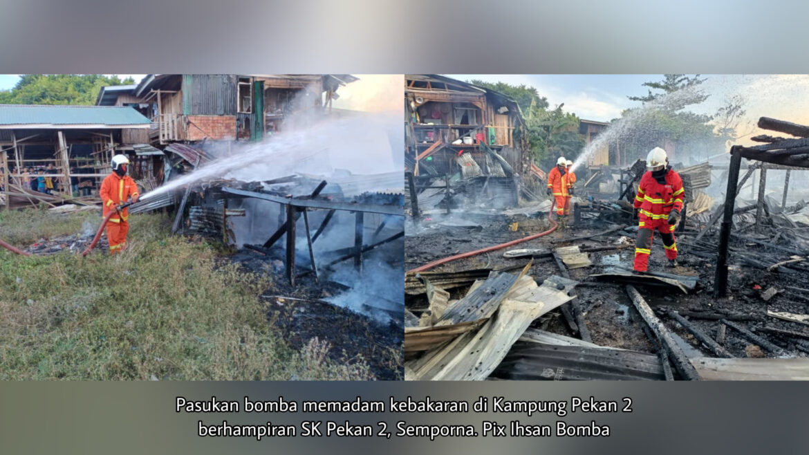 Empat rumah musnah terbakar