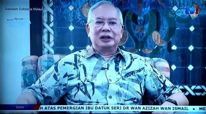 Wawancara Najib Razak dirakam lebih awal sebelum dipenjarakan