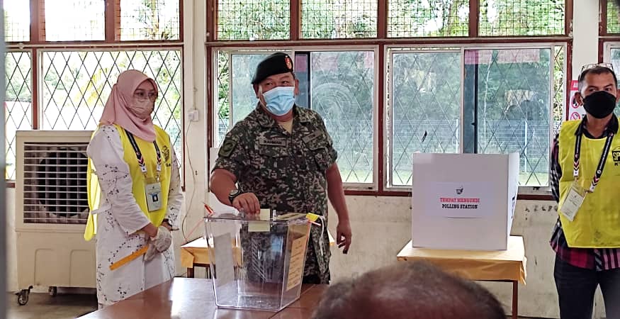 PRU15: Seramai 2,981 pengundi awal di Kem Lok Kawi