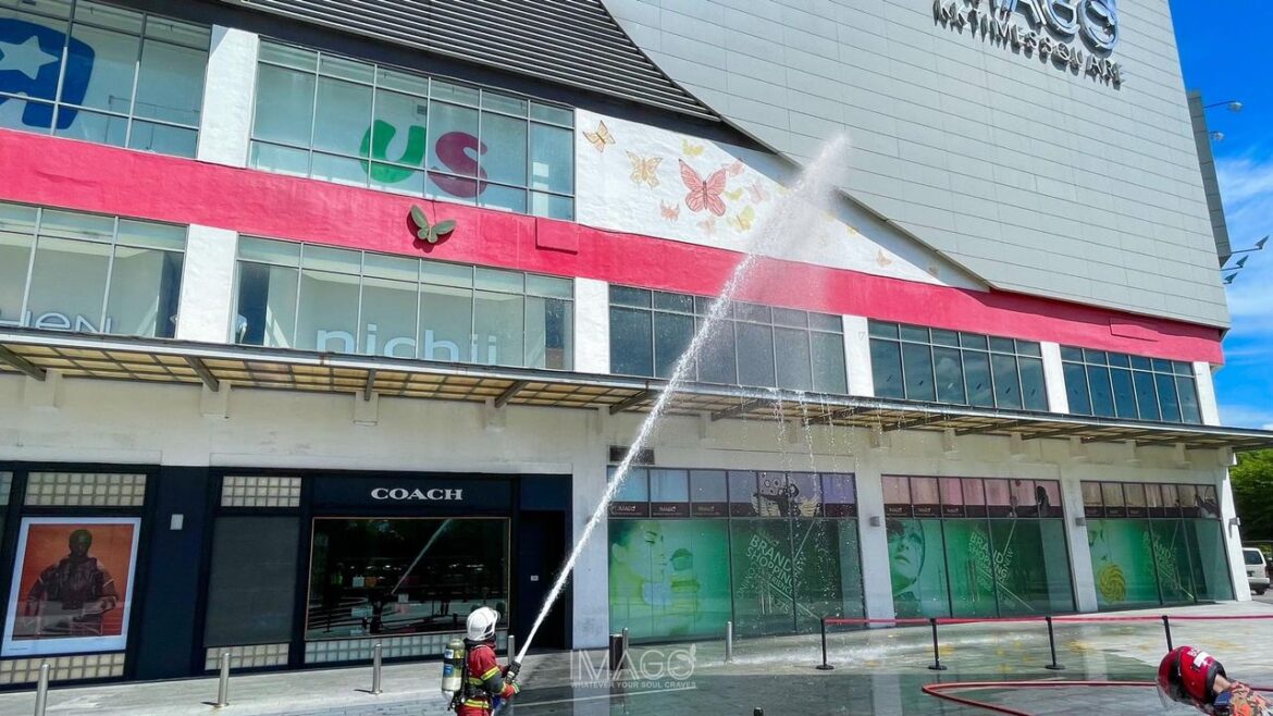 Imago Shopping Mall, lancar latihan kecemasan kebakaran