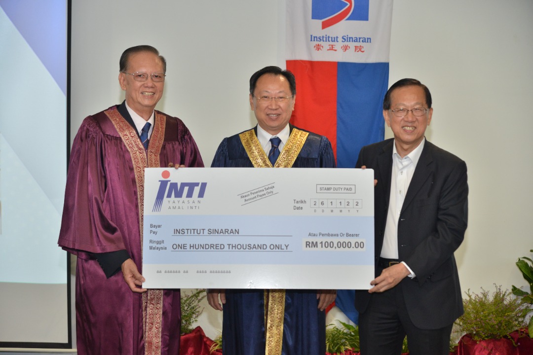 INTI Foundation sumbang RM100,000 kepada Institut Sinaran