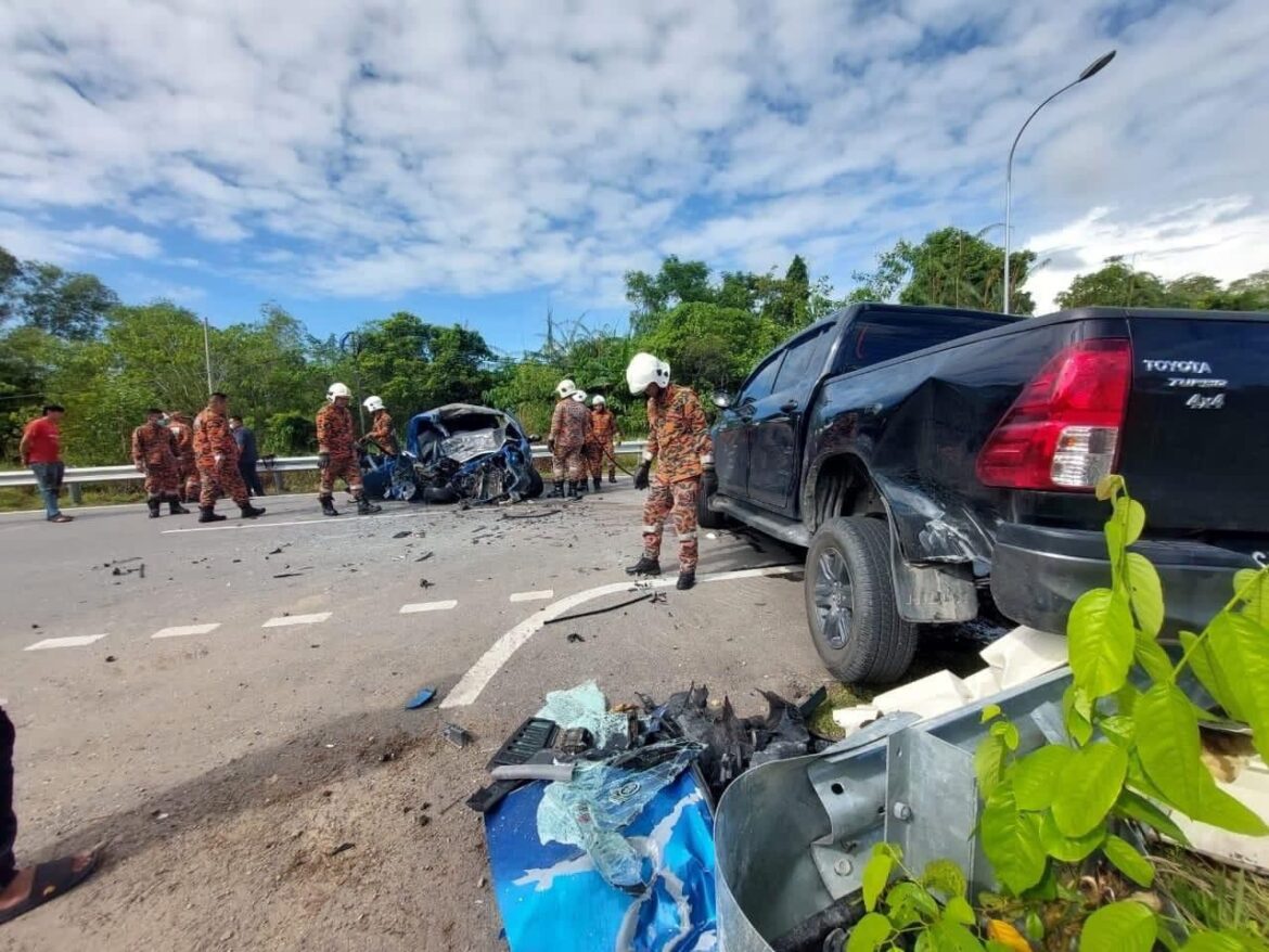 Seorang maut dalam kemalangan dua kenderaan di Labuan