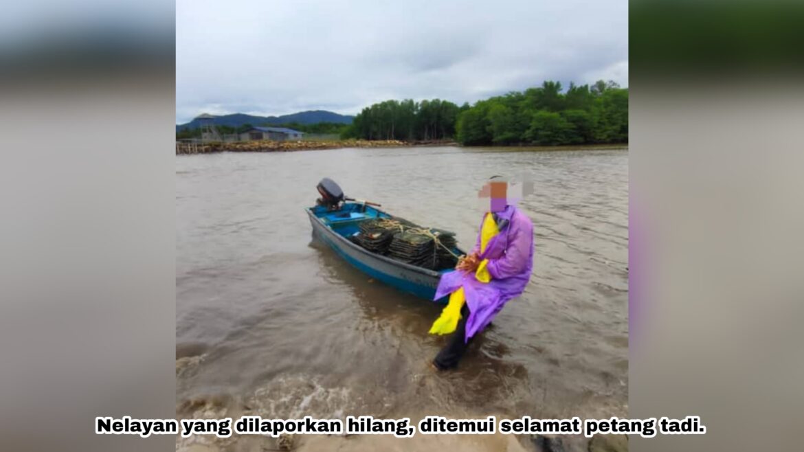 Nelayan hilang di Sipitang ditemui selamat