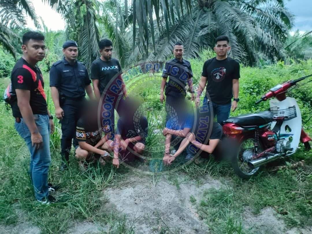 4 ditahan termasuk remaja terbabit curi motosikal