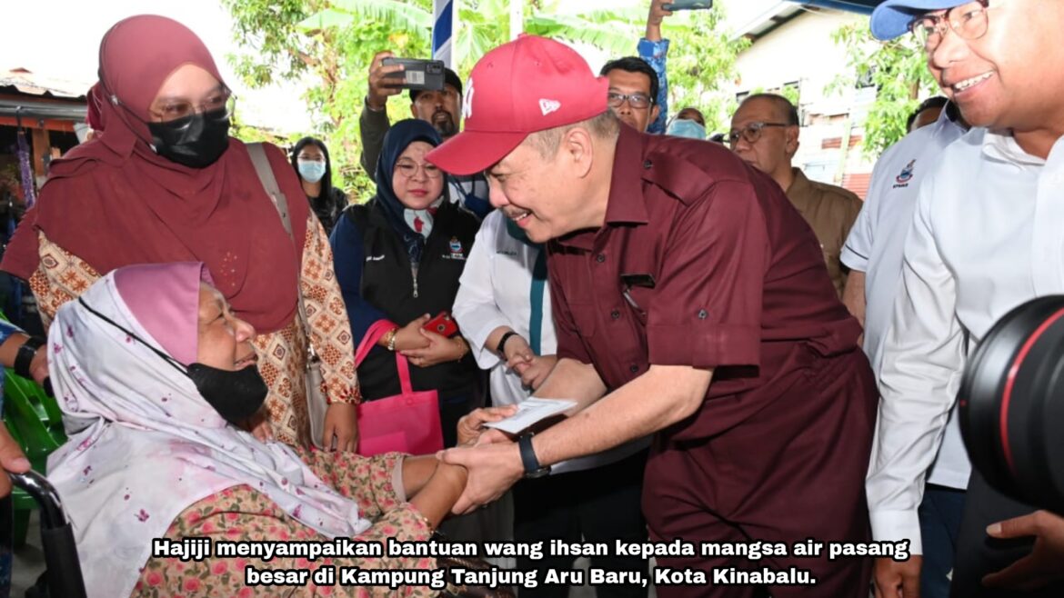 36 KIR Kampung Tg Aru Baru terima Bantuan Wang Ihsan Bencana Alam
