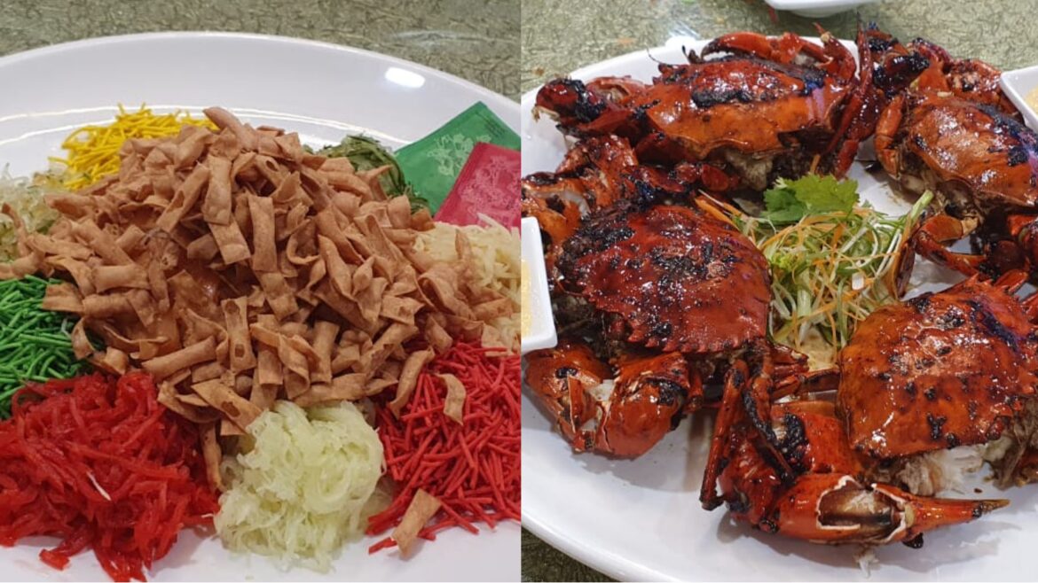 Hidangan menarik sempena Tahun Baharu Cina di The Crab Seafood Restaurant