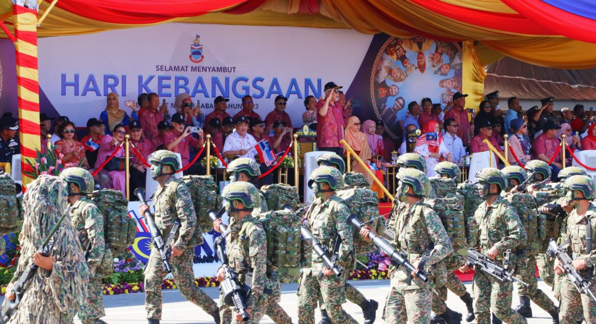 Thousands of Malaysians in Sabah join the National Day celebration