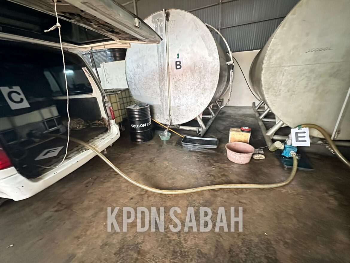 KPDN Sabah tumpas aktiviti seleweng minyak diesel
