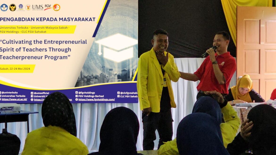 UT Indonesia jayakan program PkM dalam usaha tingatkan semangat iltizam para guru di FGV Sahabat, Lahad Datu