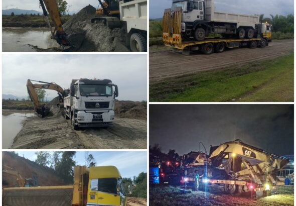 Jabatan Tanah dan Ukur Sabah Sita Jentera, Lori Dalam Operasi sebuan terhadap pengambilan  Pasir haram di Kota Belud